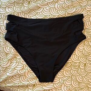 Black High-Waisted Bikini Bottoms